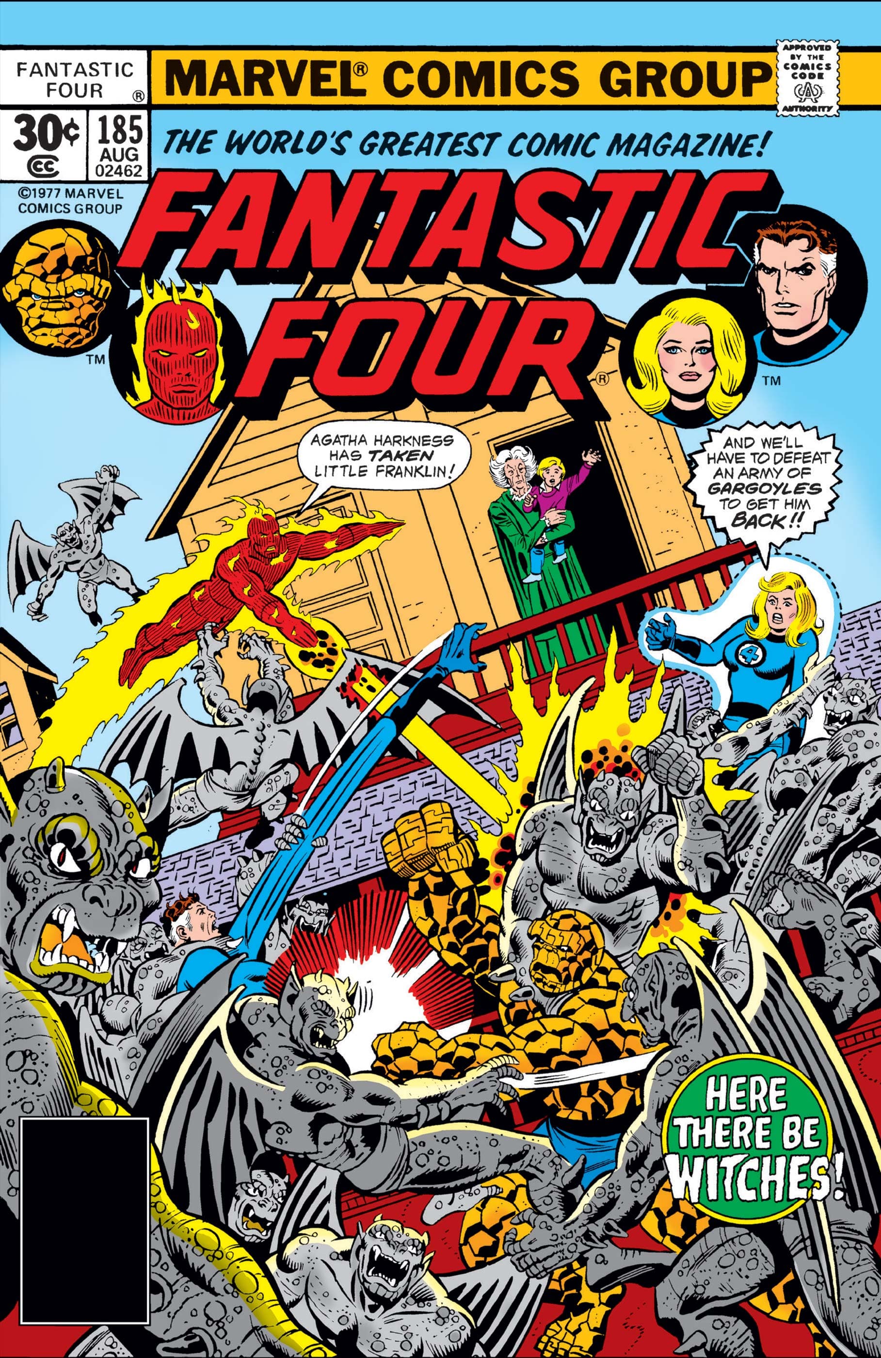 Fantastic Four #185 cover