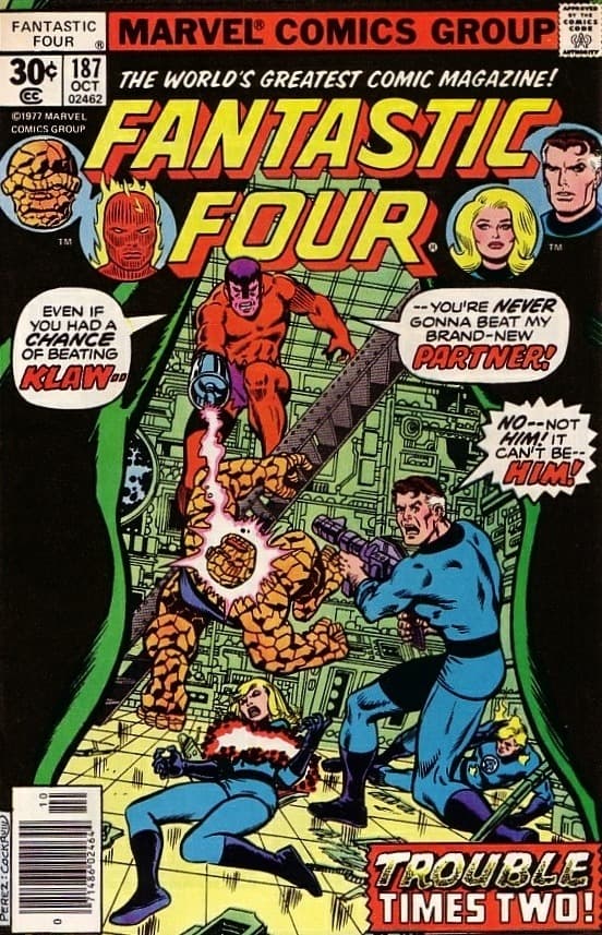 Fantastic Four #187 cover