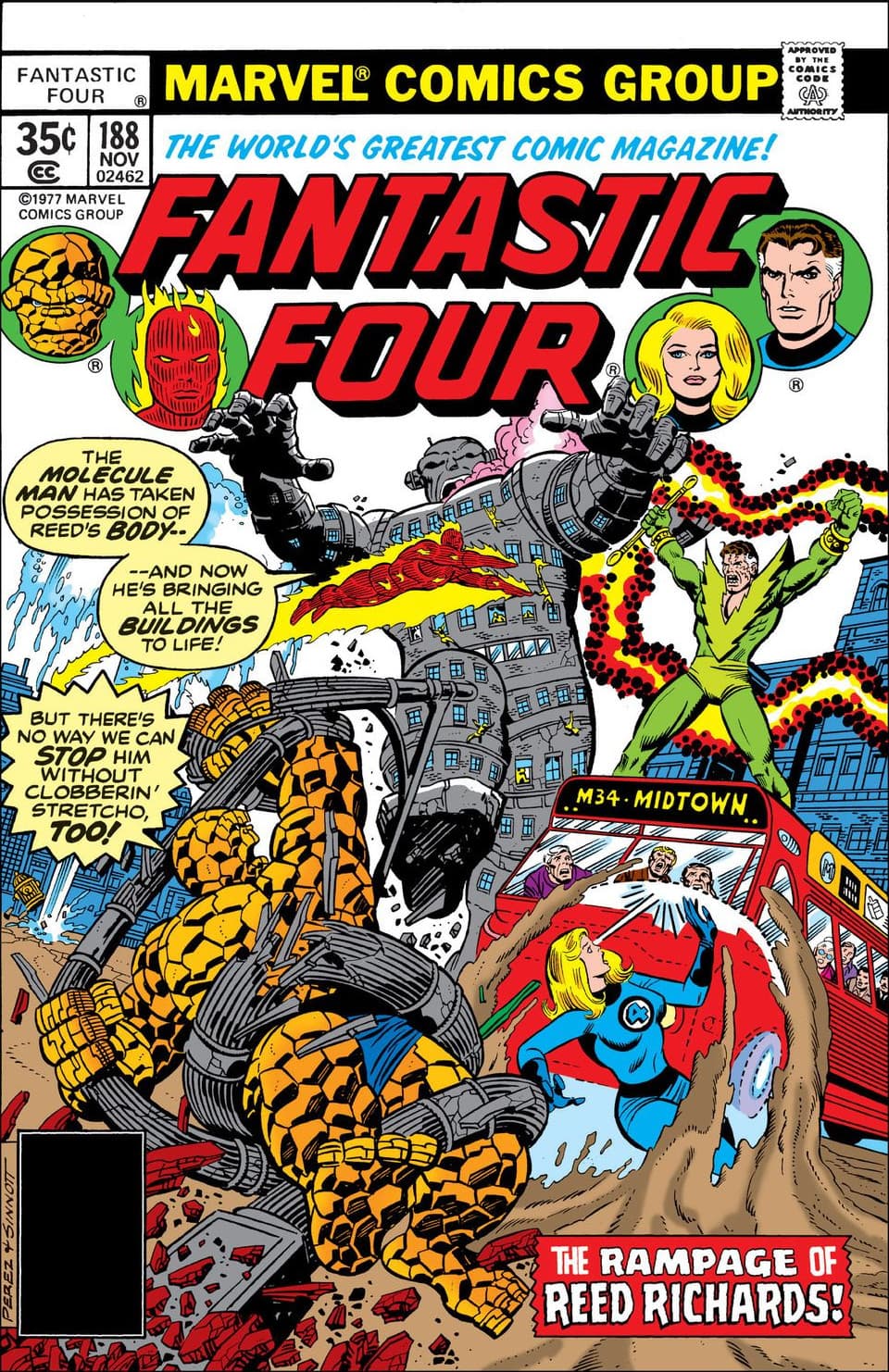 Fantastic Four #188 cover