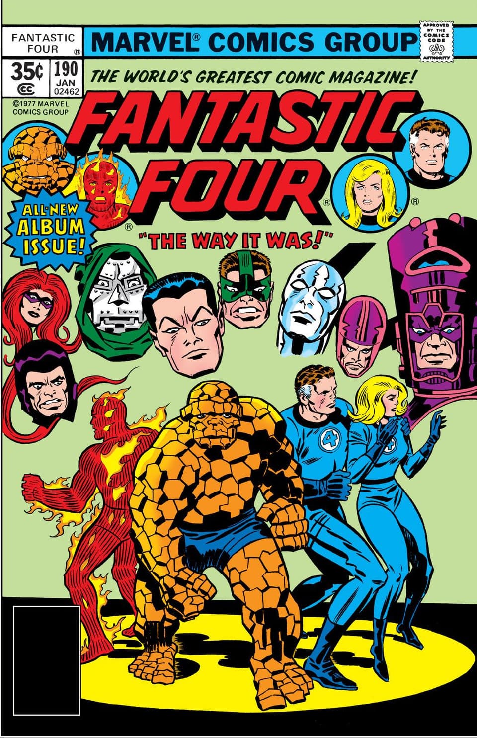Fantastic Four #190 cover
