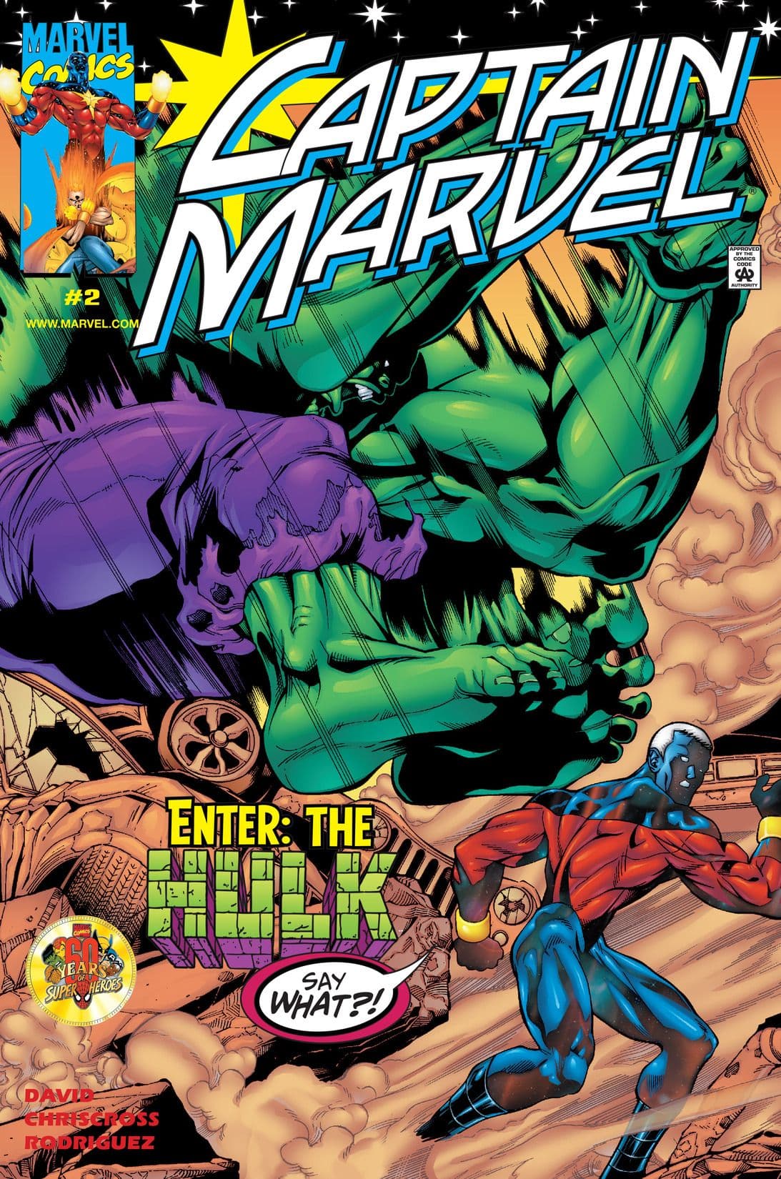 Captain Marvel #2 cover