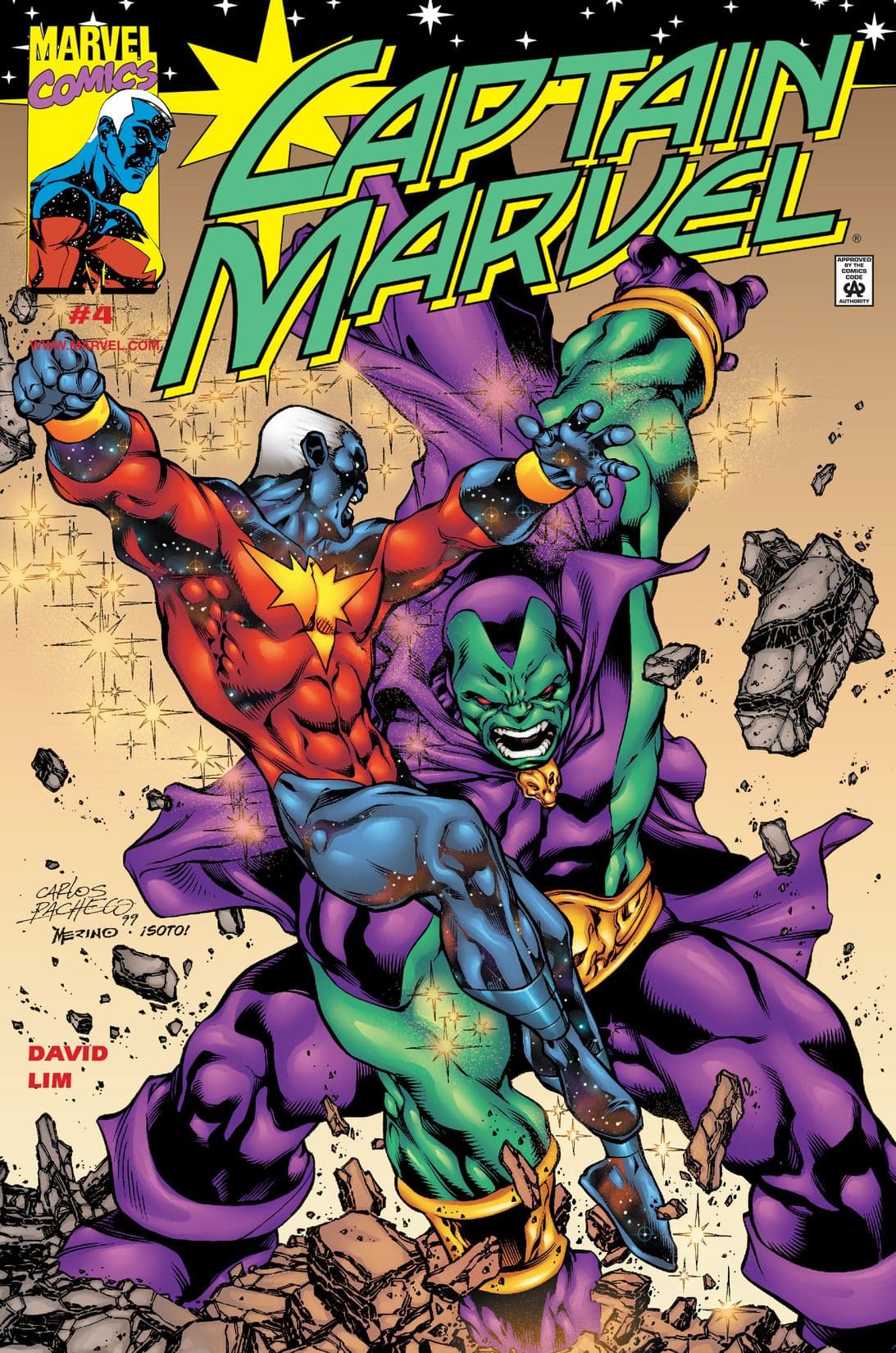Captain Marvel #4 cover