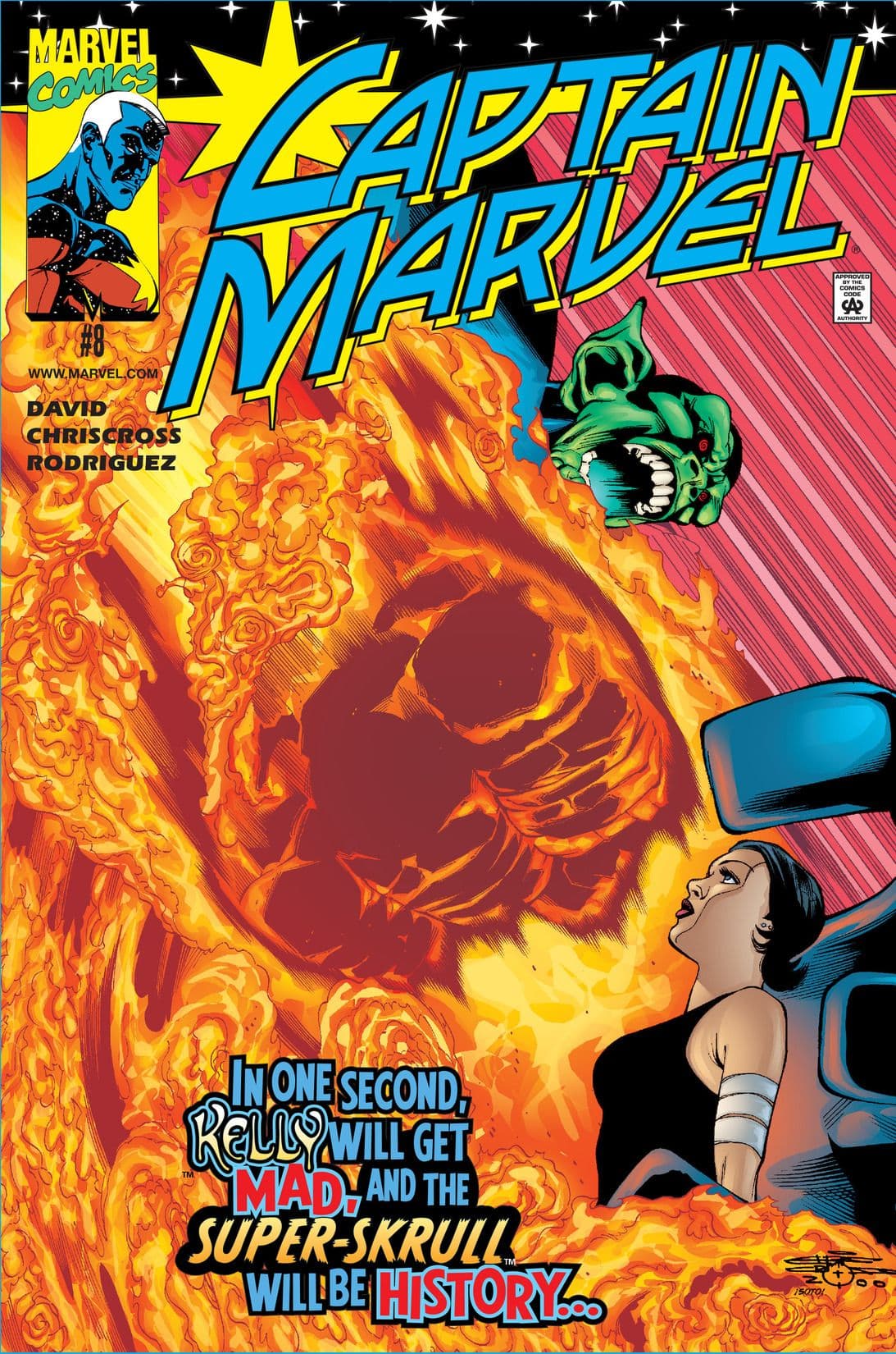 Captain Marvel #8 cover