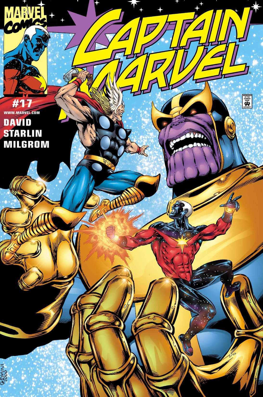 Captain Marvel #17 cover