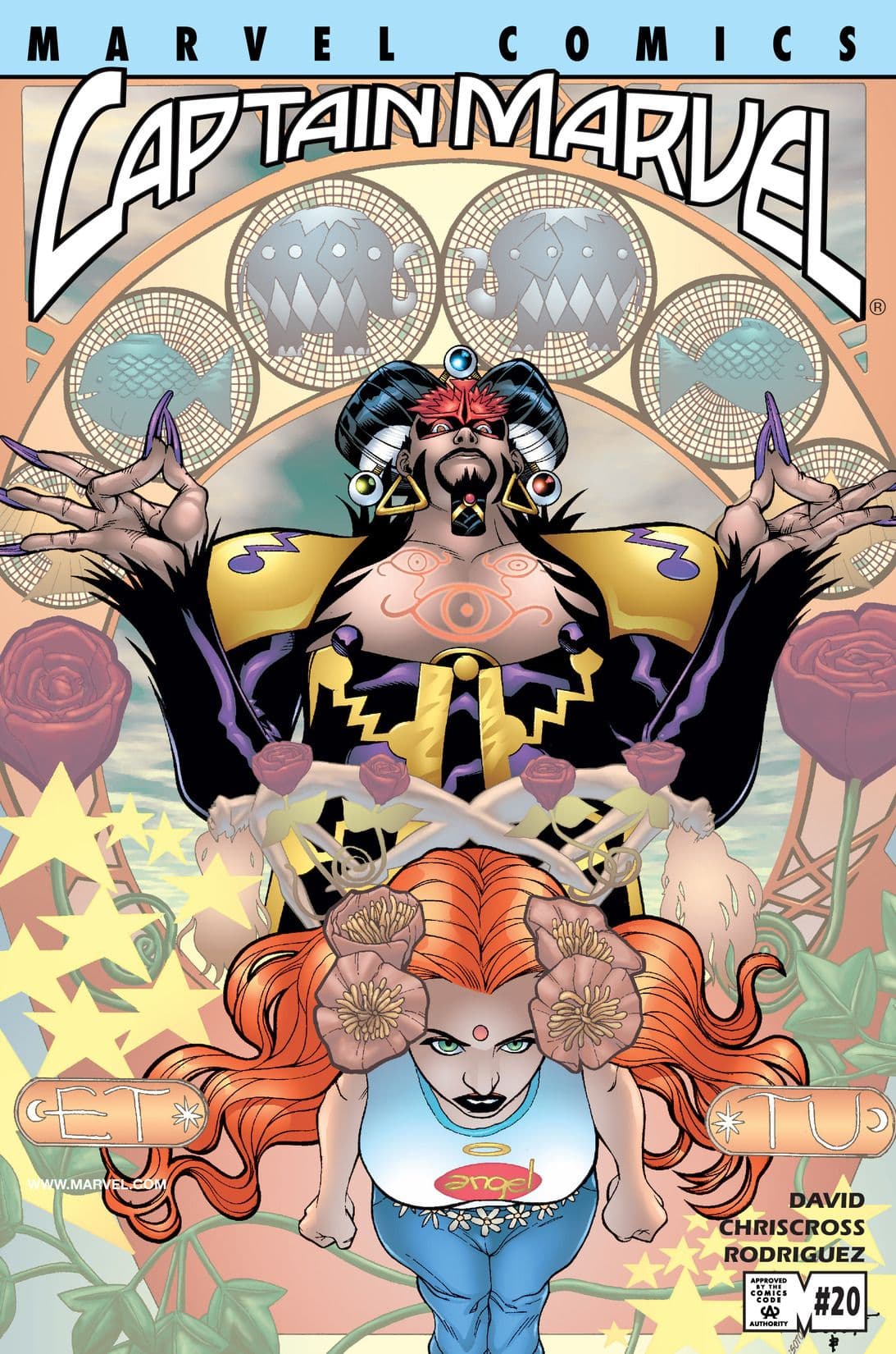 Captain Marvel #20 cover