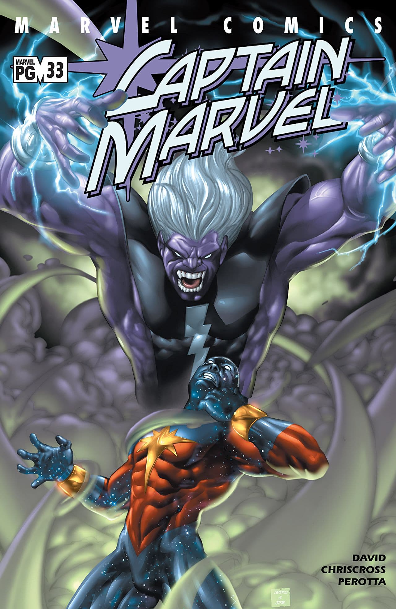 Captain Marvel #33 cover