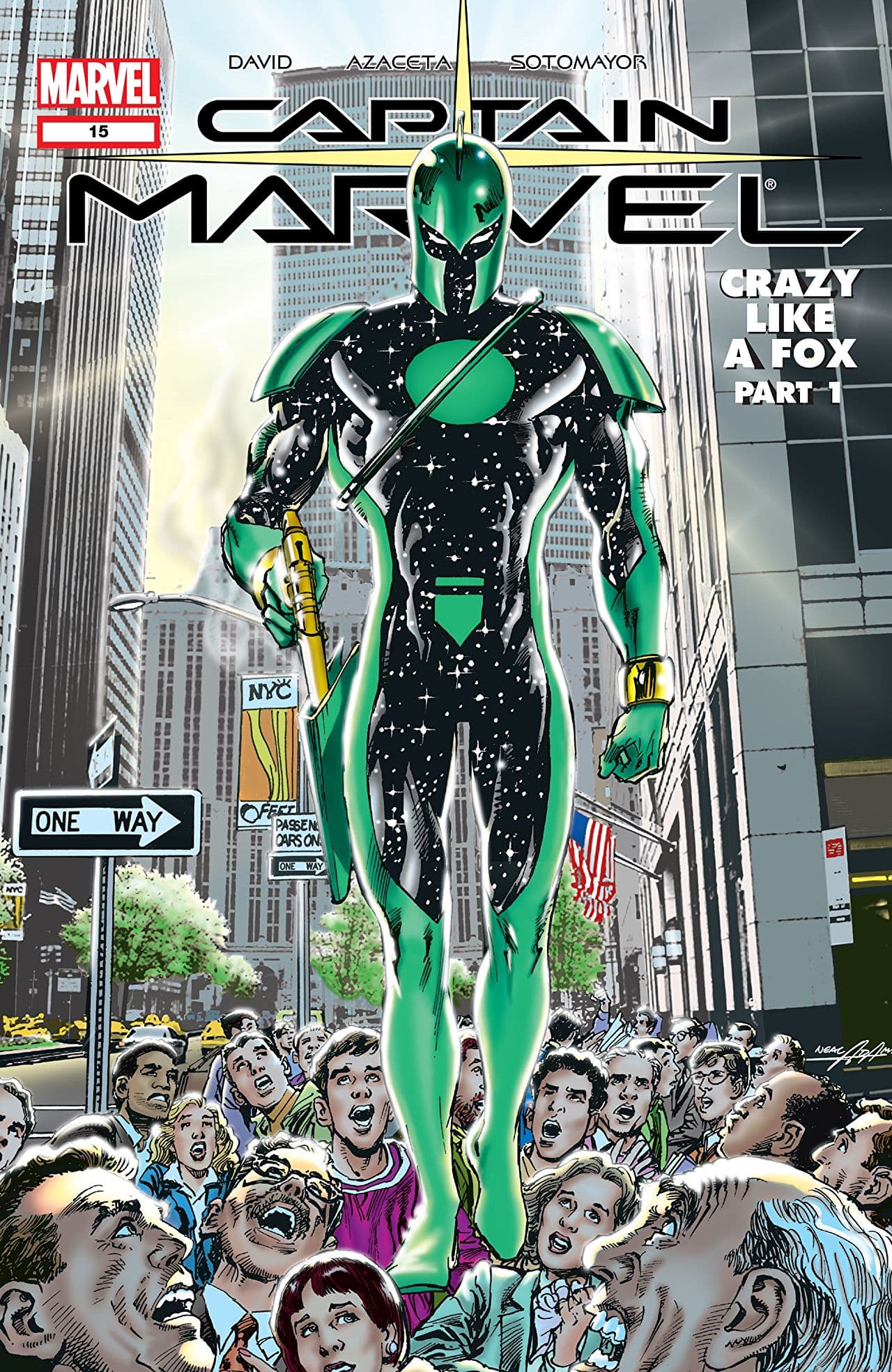Captain Marvel #15 cover