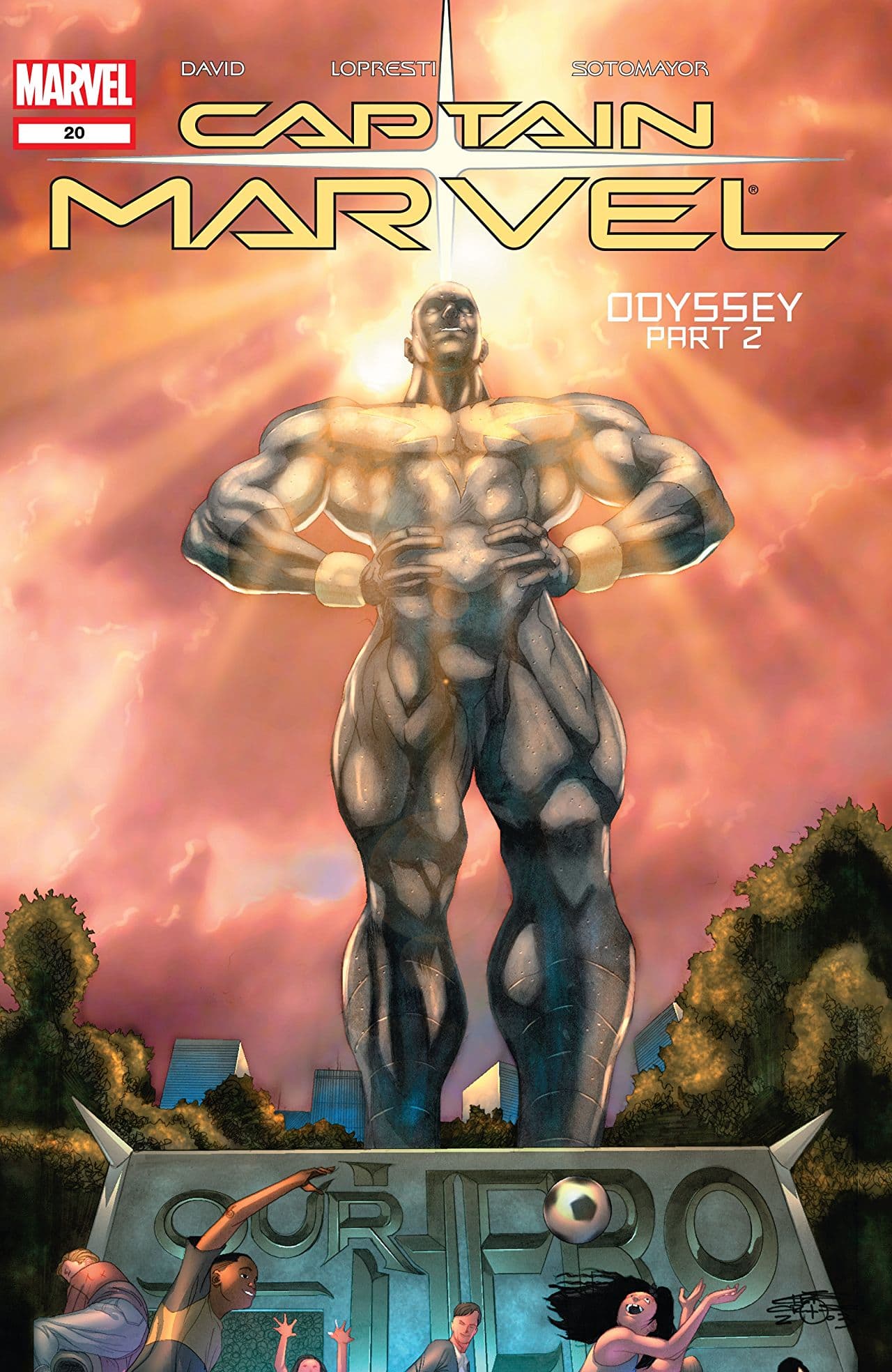 Captain Marvel #20 cover