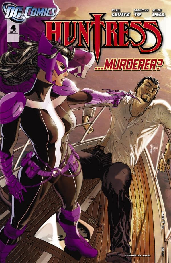 Huntress #4 cover