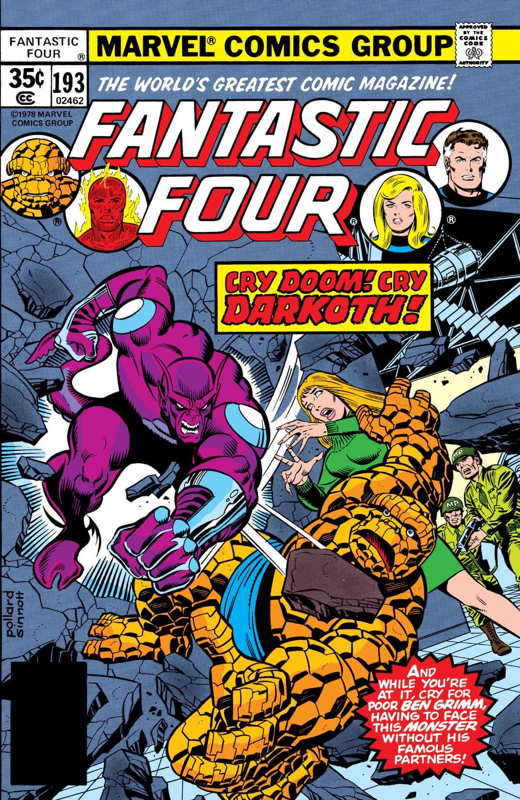 Fantastic Four #193 cover