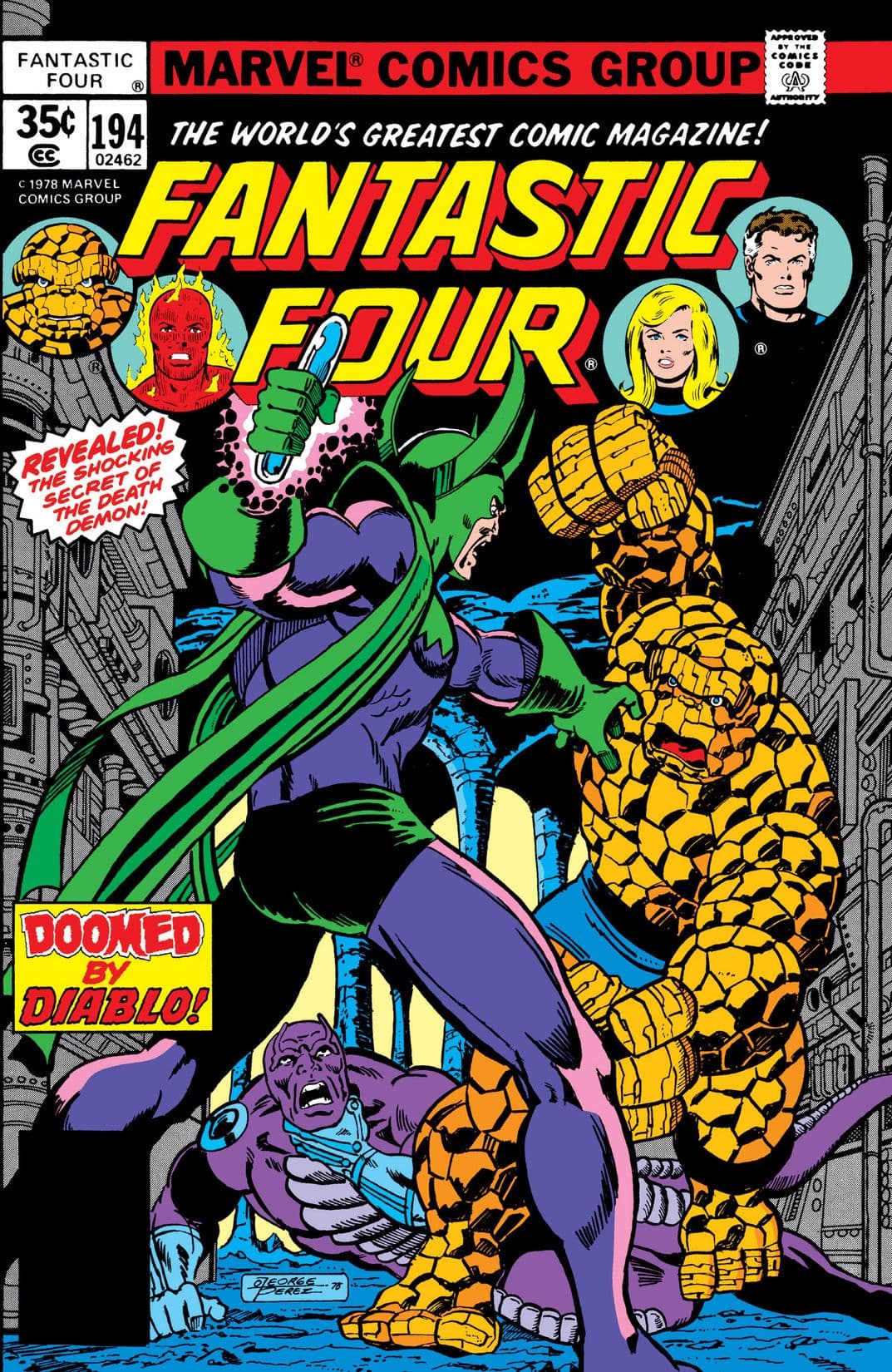 Fantastic Four #194 cover