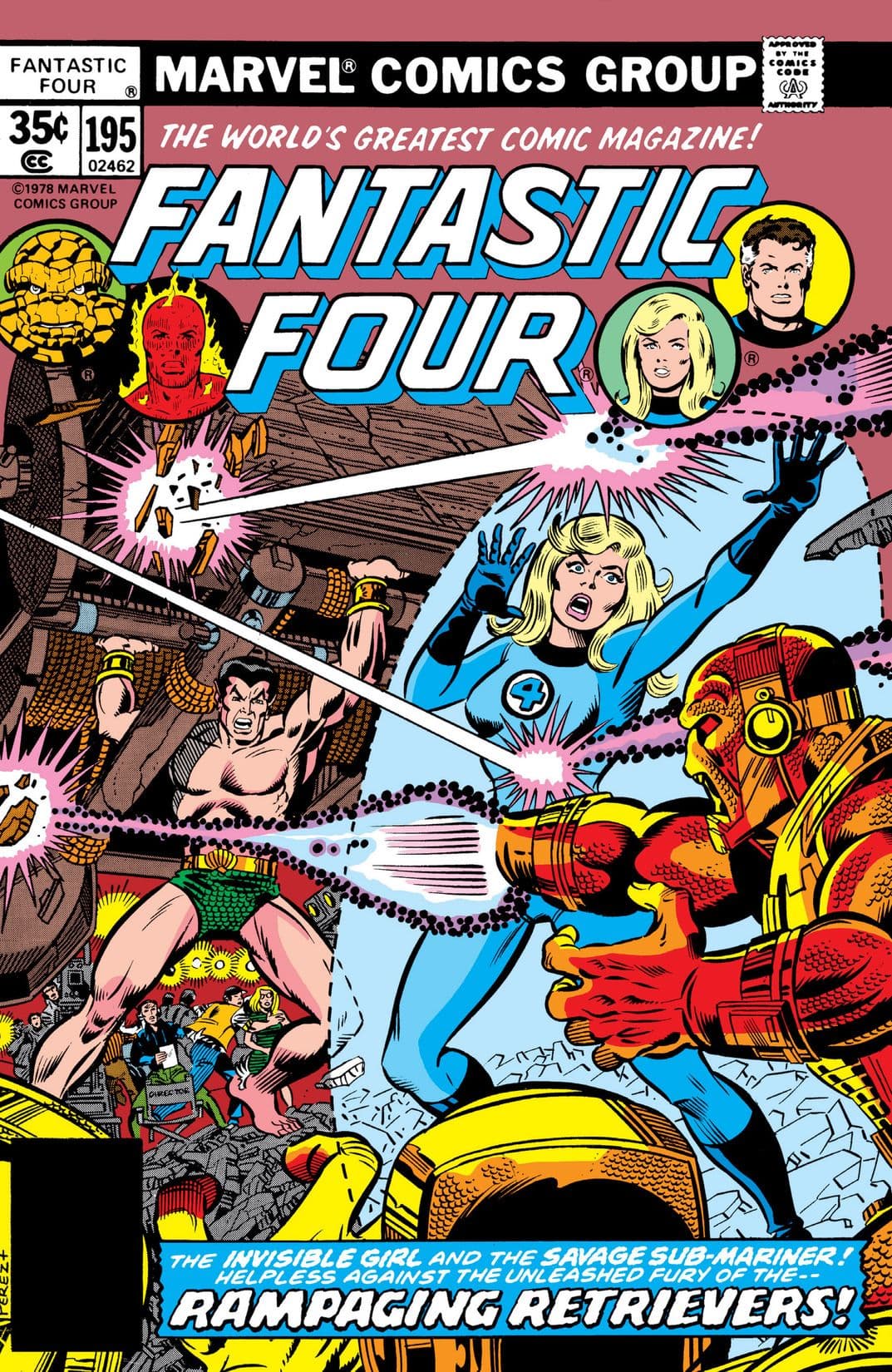 Fantastic Four #195 cover
