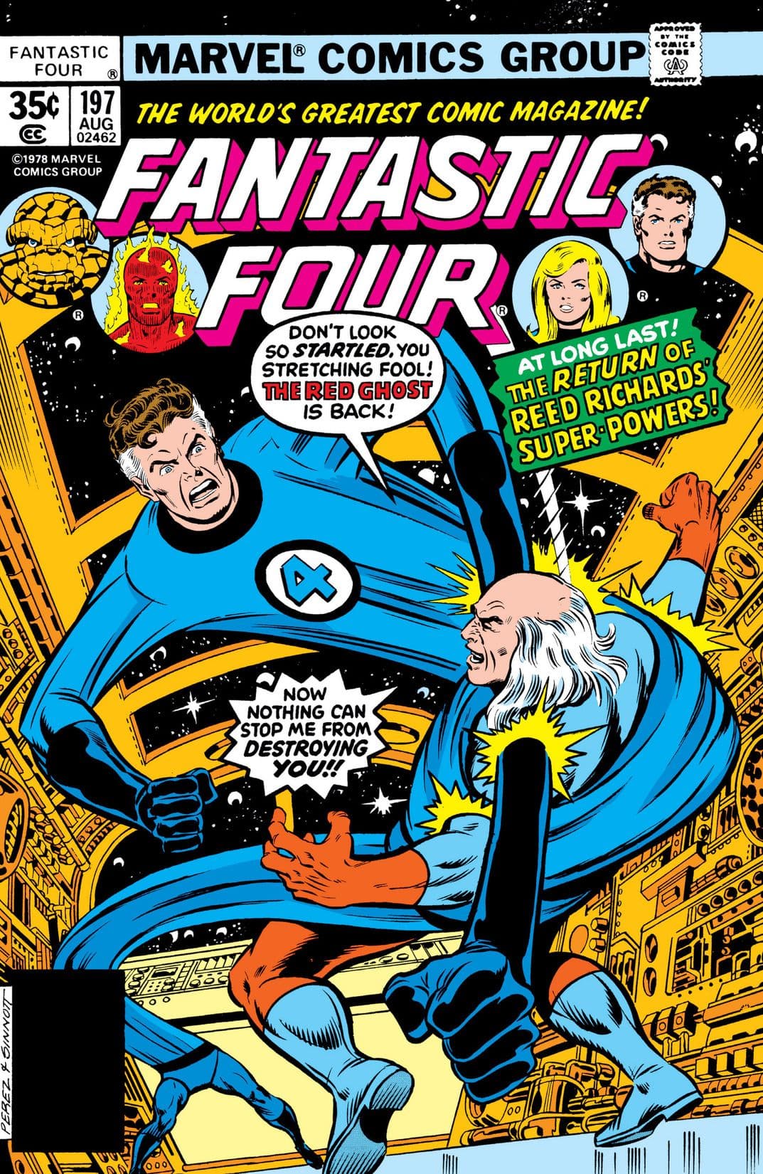 Fantastic Four #197 cover