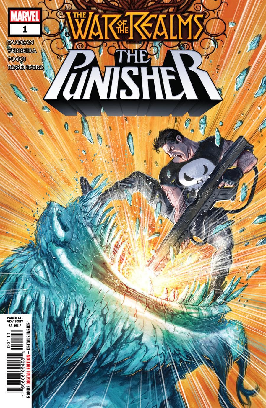 War of the Realms: Punisher #1 cover