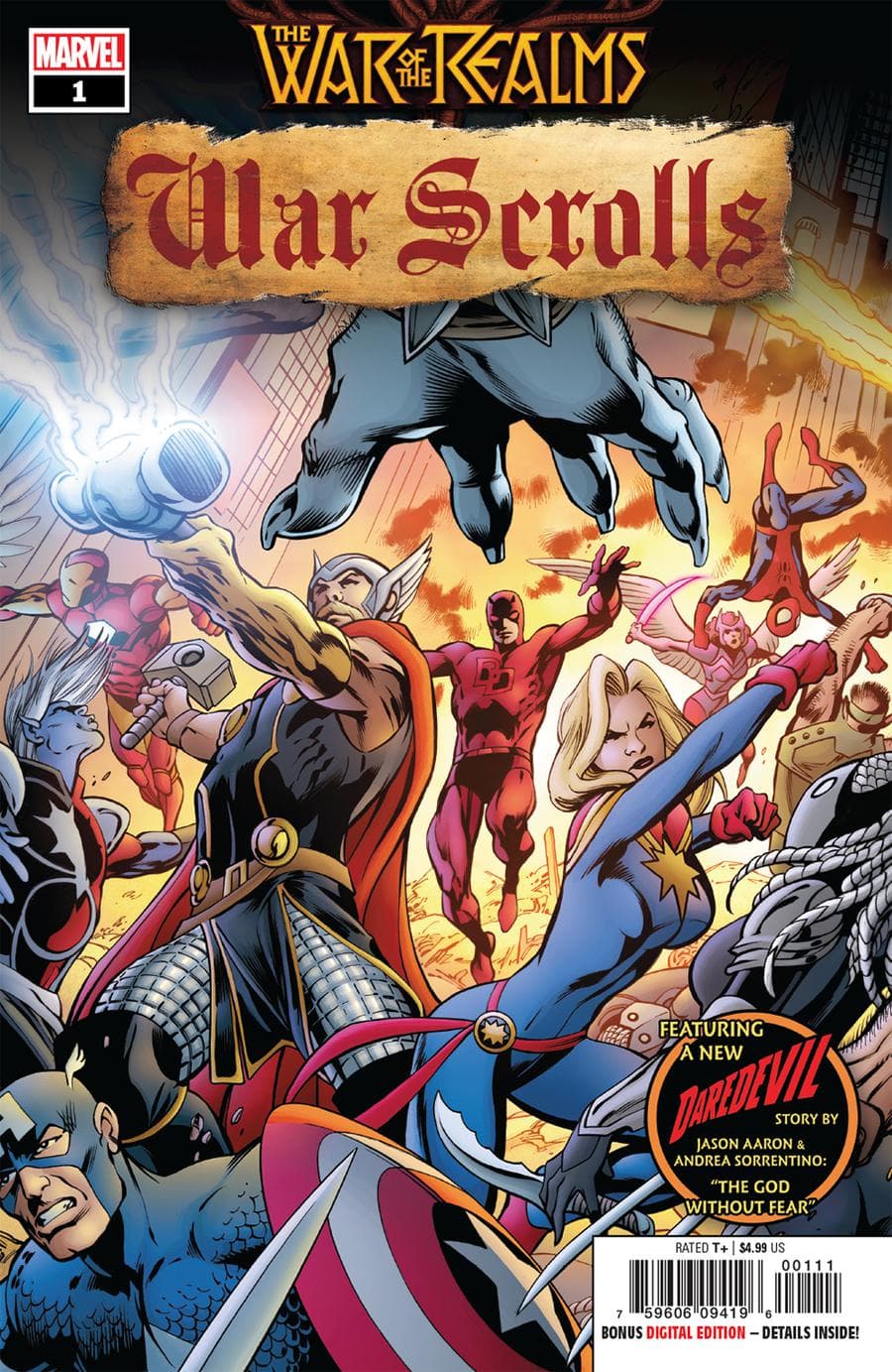 War of the Realms: War Scrolls #1 cover