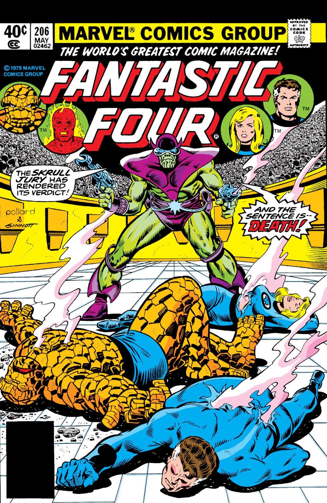 Fantastic Four #206 cover