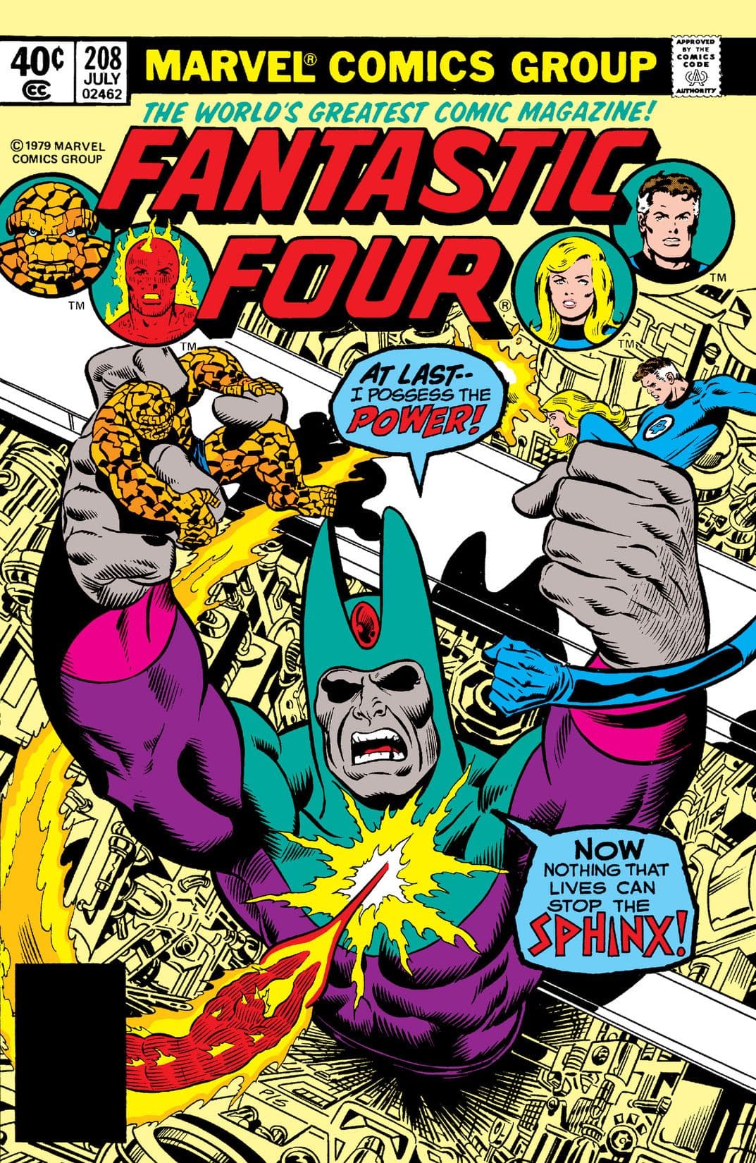 Fantastic Four #208 cover