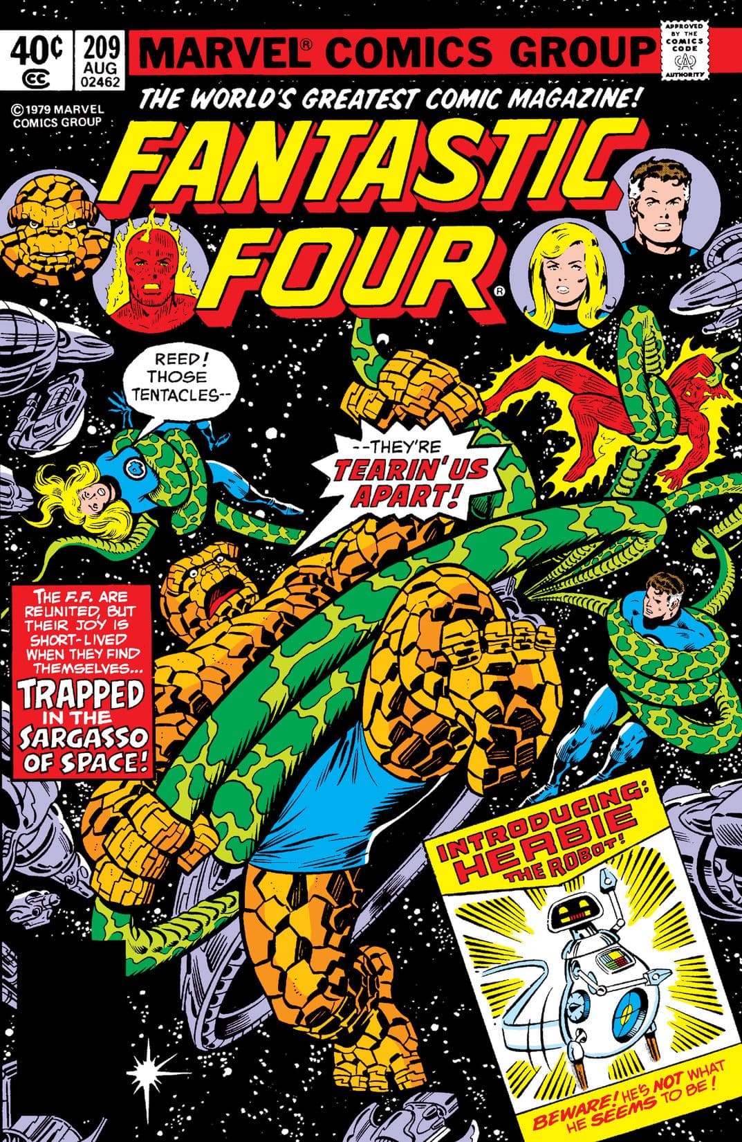 Fantastic Four #209 cover