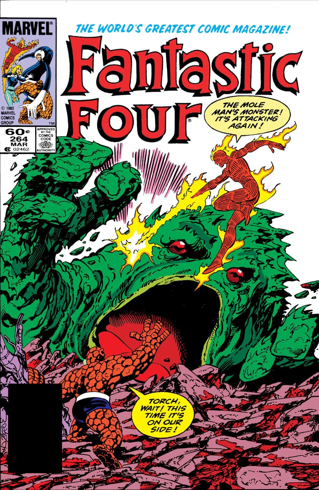 Fantastic Four #264 cover