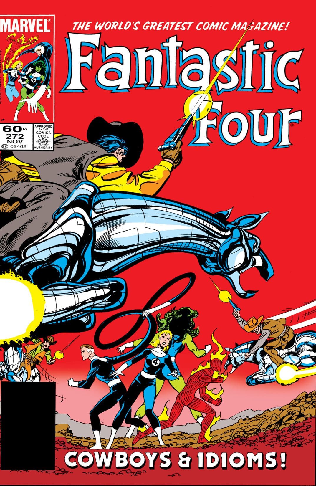 Fantastic Four #272 cover