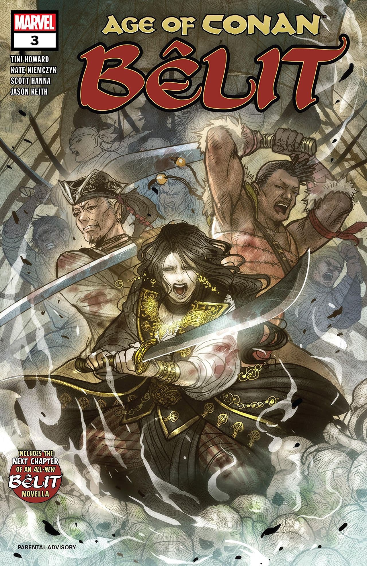 Age of Conan: Bêlit #3 cover