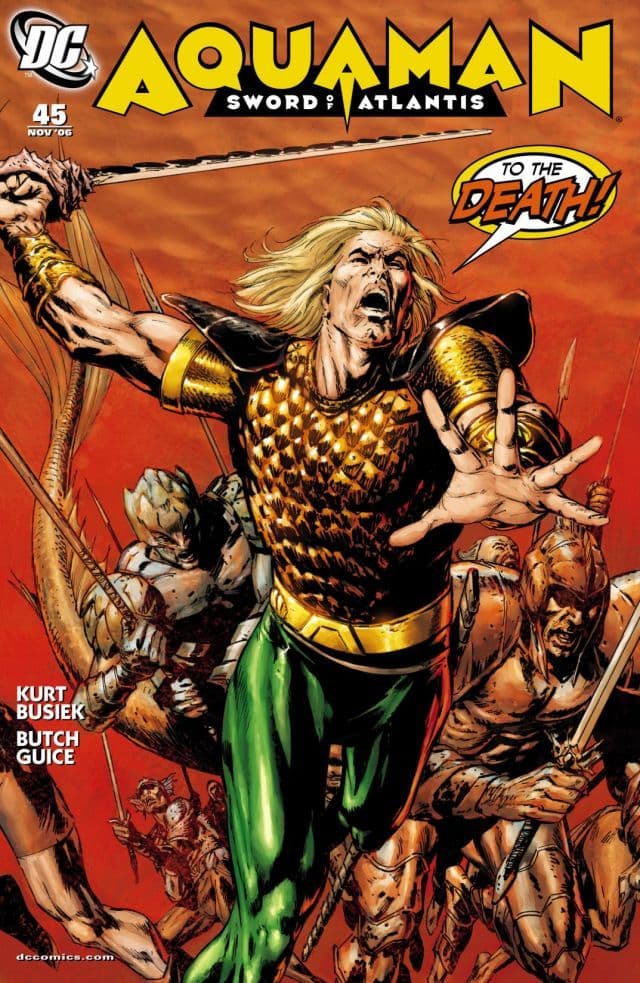 Aquaman: Sword of Atlantis #45 cover