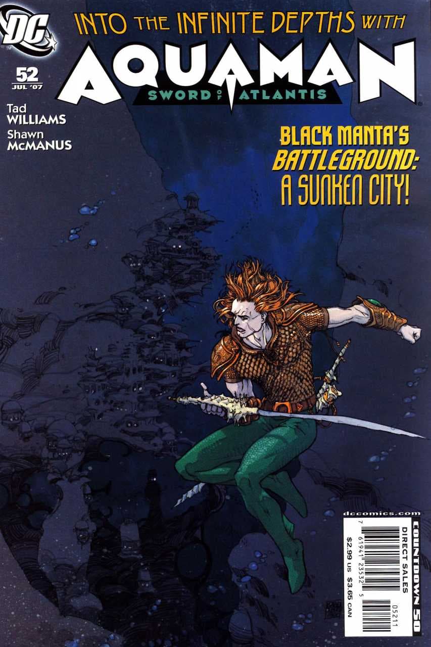 Aquaman: Sword of Atlantis #52 cover