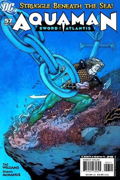 Aquaman: Sword of Atlantis #57 cover