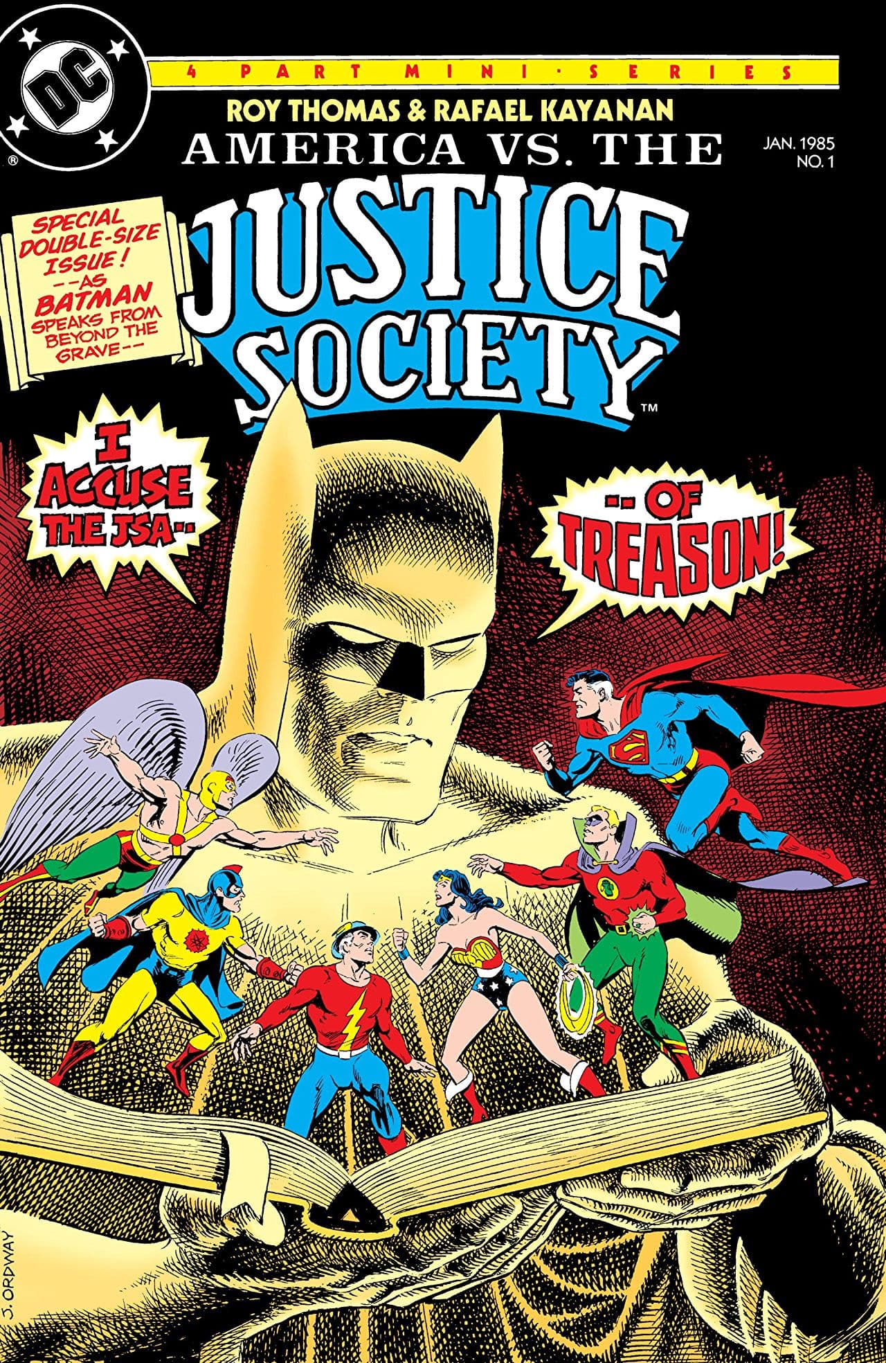 America vs. the Justice Society #1 cover