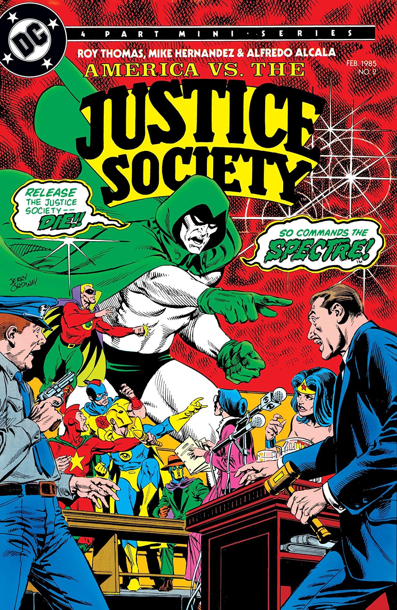 America vs. the Justice Society #2 cover