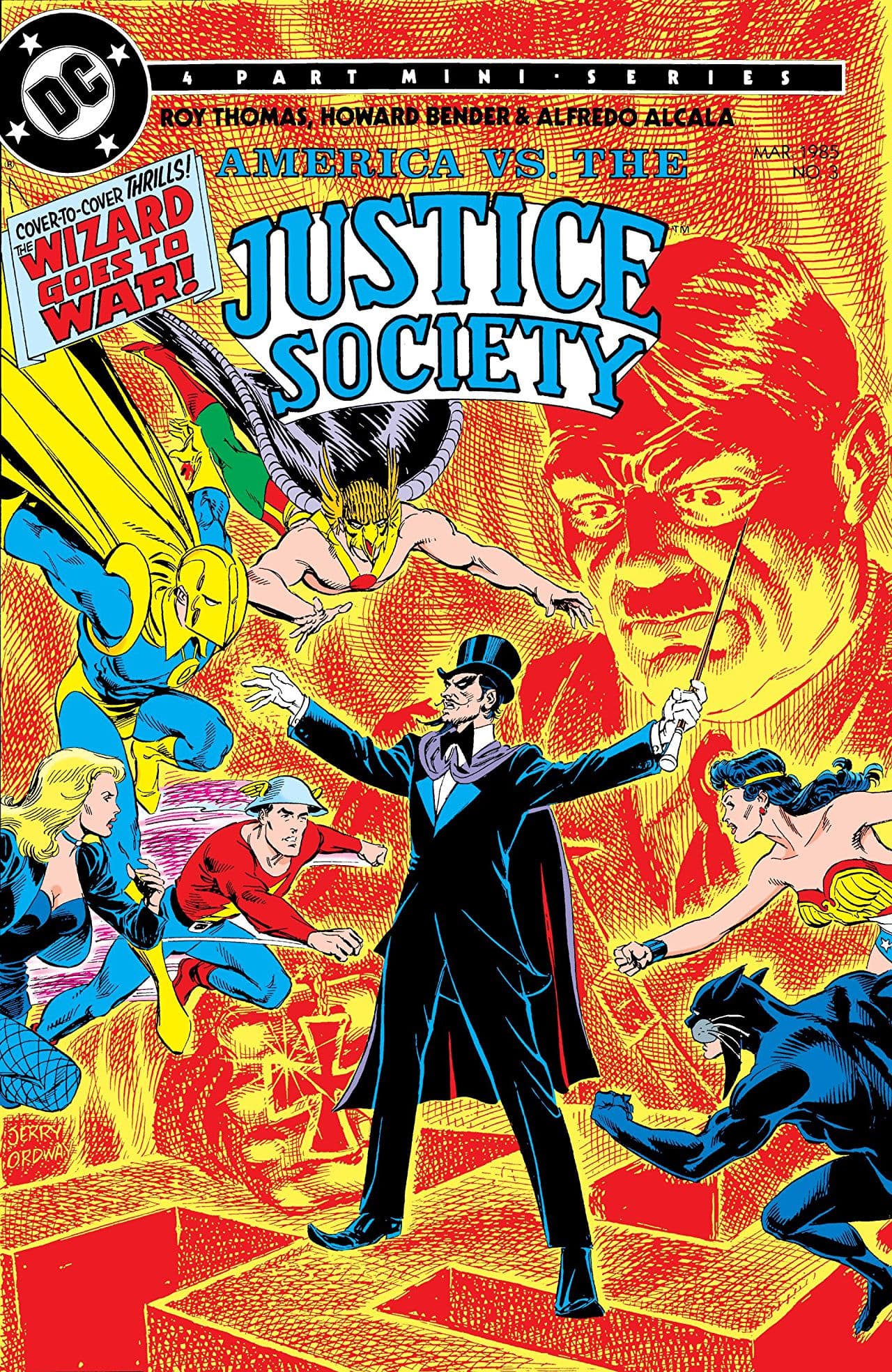 America vs. the Justice Society #3 cover