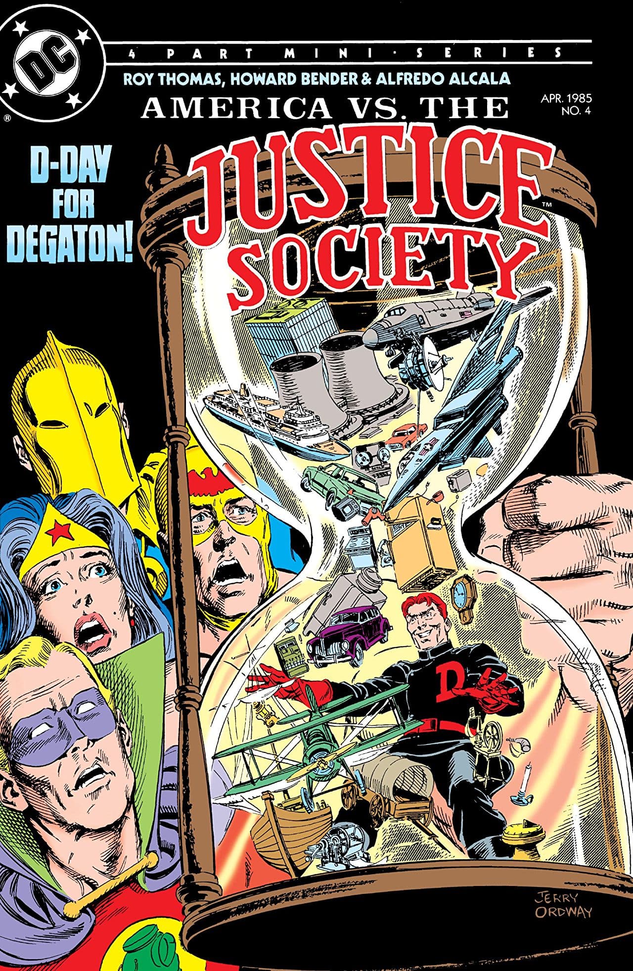 America vs. the Justice Society #4 cover