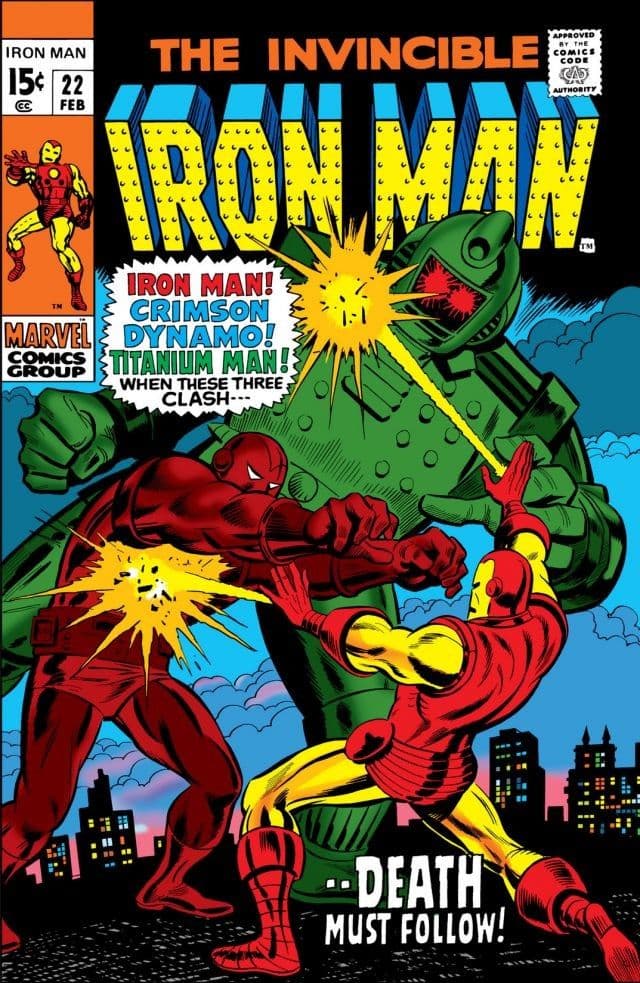 Iron Man #22 cover