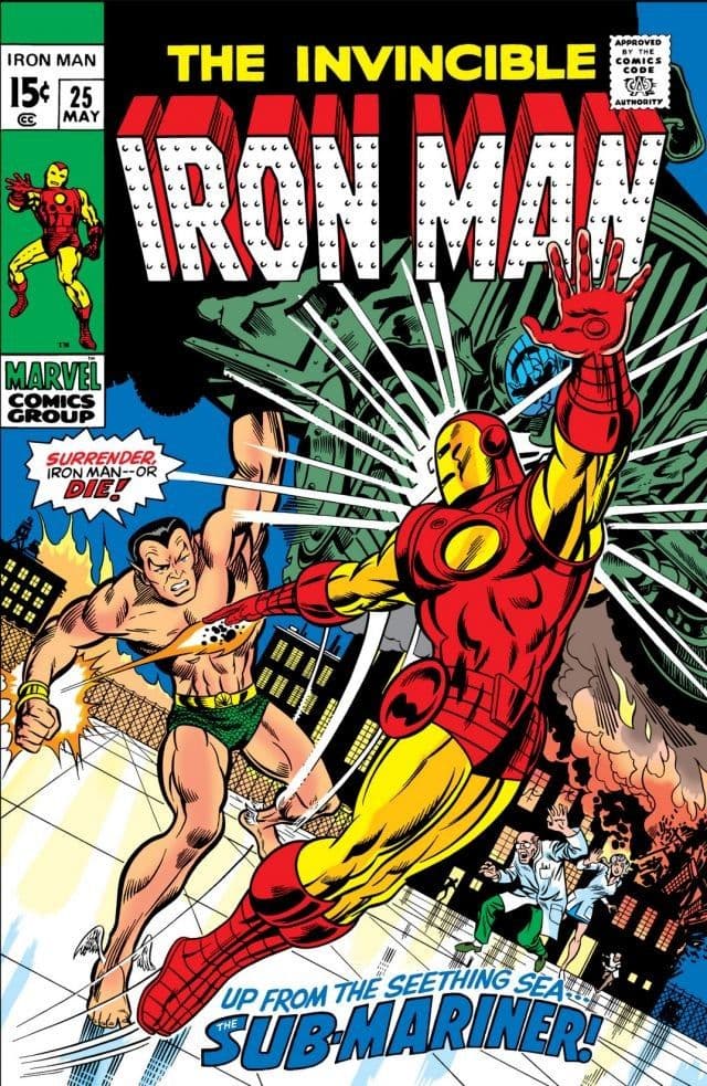 Iron Man #25 cover
