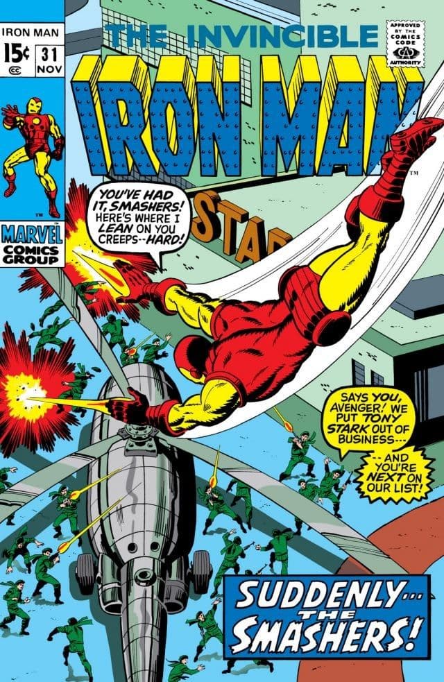 Iron Man #31 cover