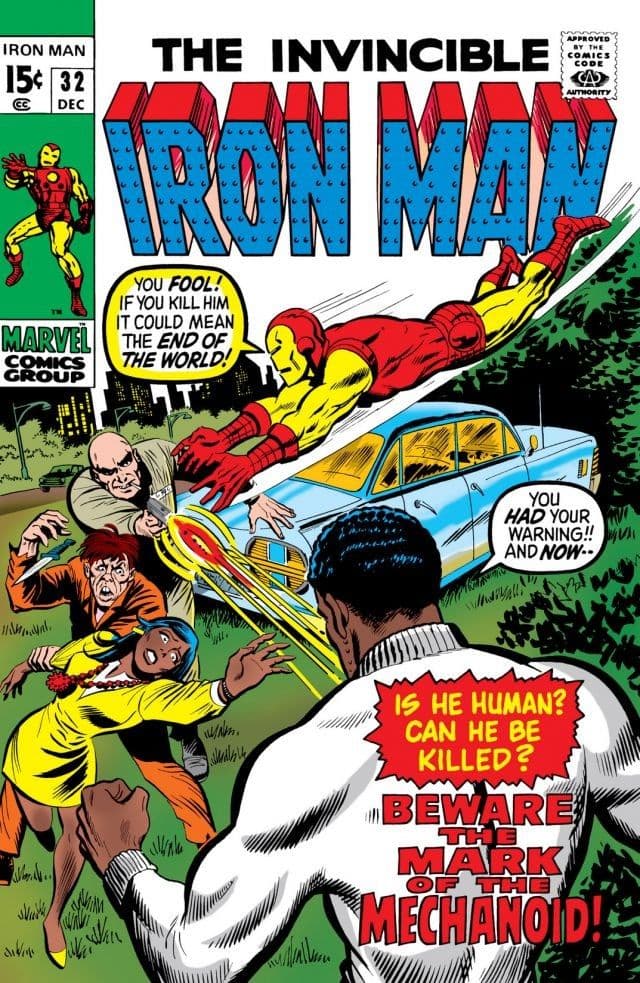 Iron Man #32 cover