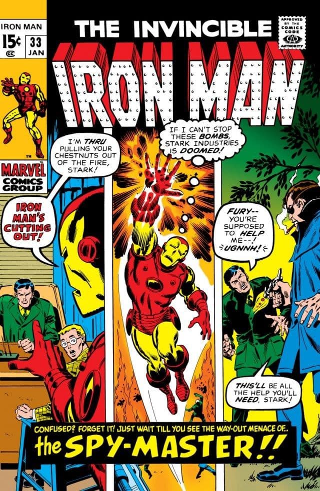 Iron Man #33 cover