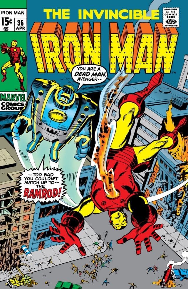 Iron Man #36 cover
