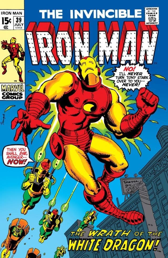 Iron Man #39 cover