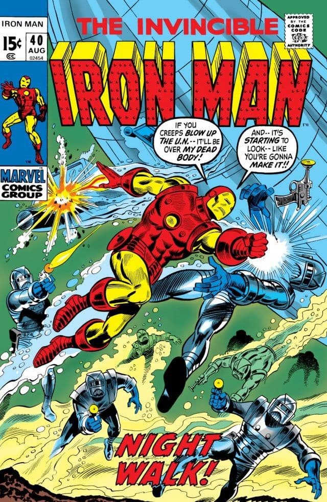Iron Man #40 cover