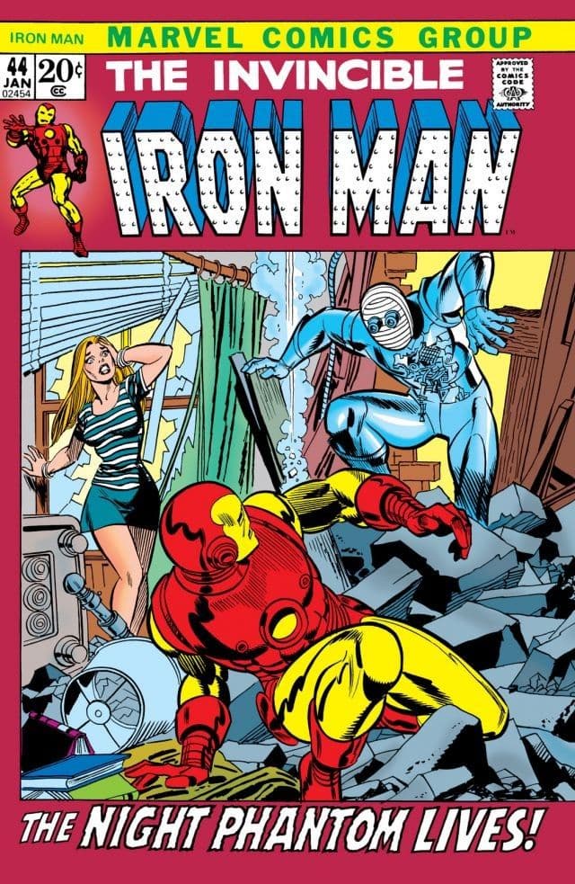 Iron Man #44 cover