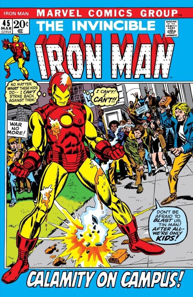 Iron Man #45 cover