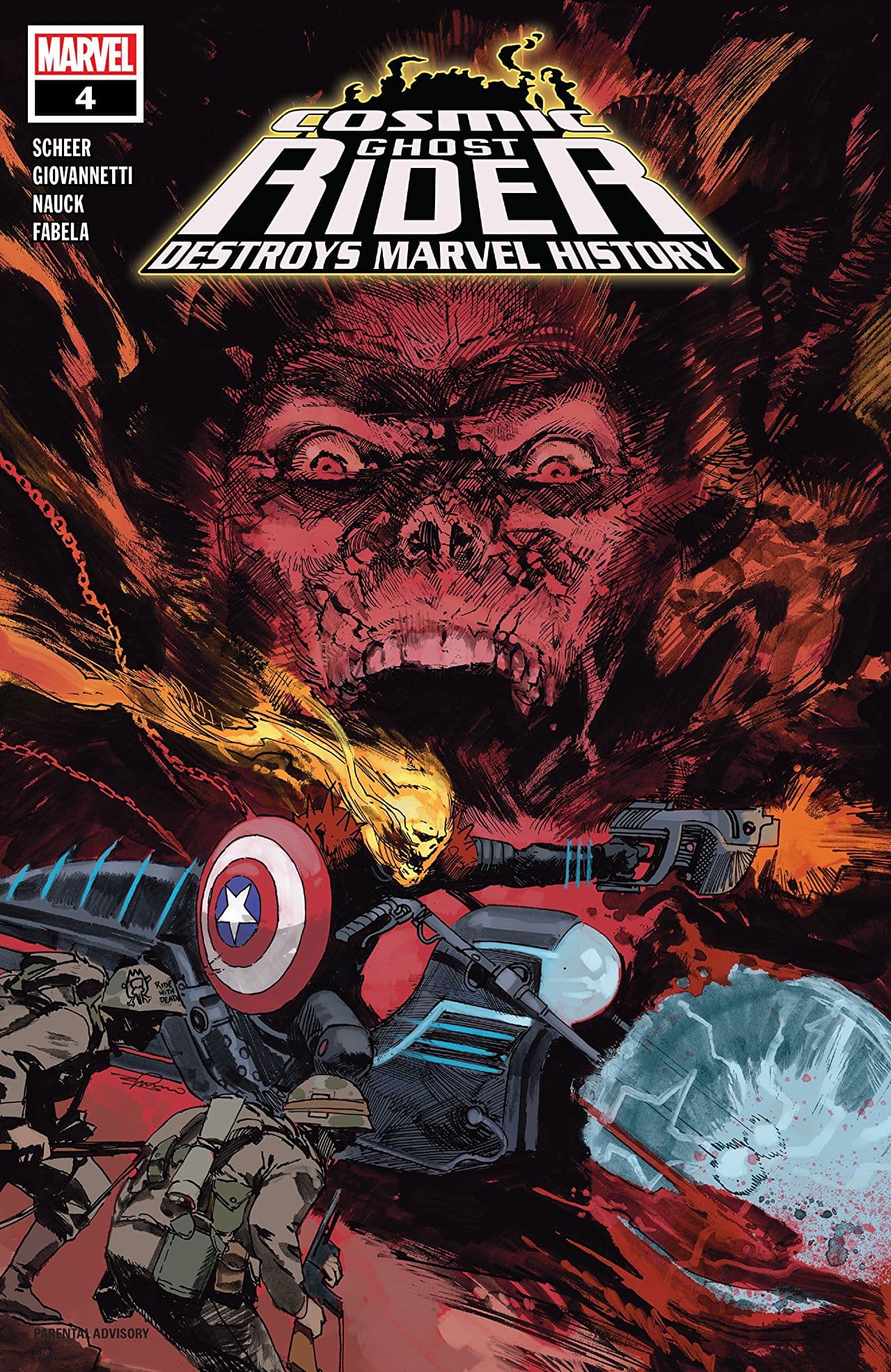 Cosmic Ghost Rider Destroys Marvel History #4 cover