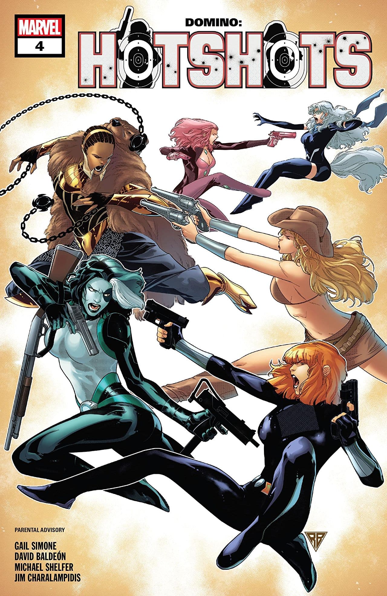 Domino: Hotshots #4 cover