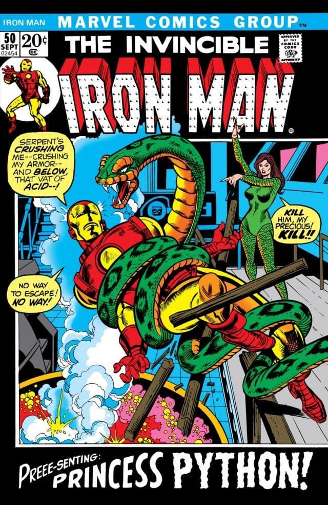 Iron Man #50 cover