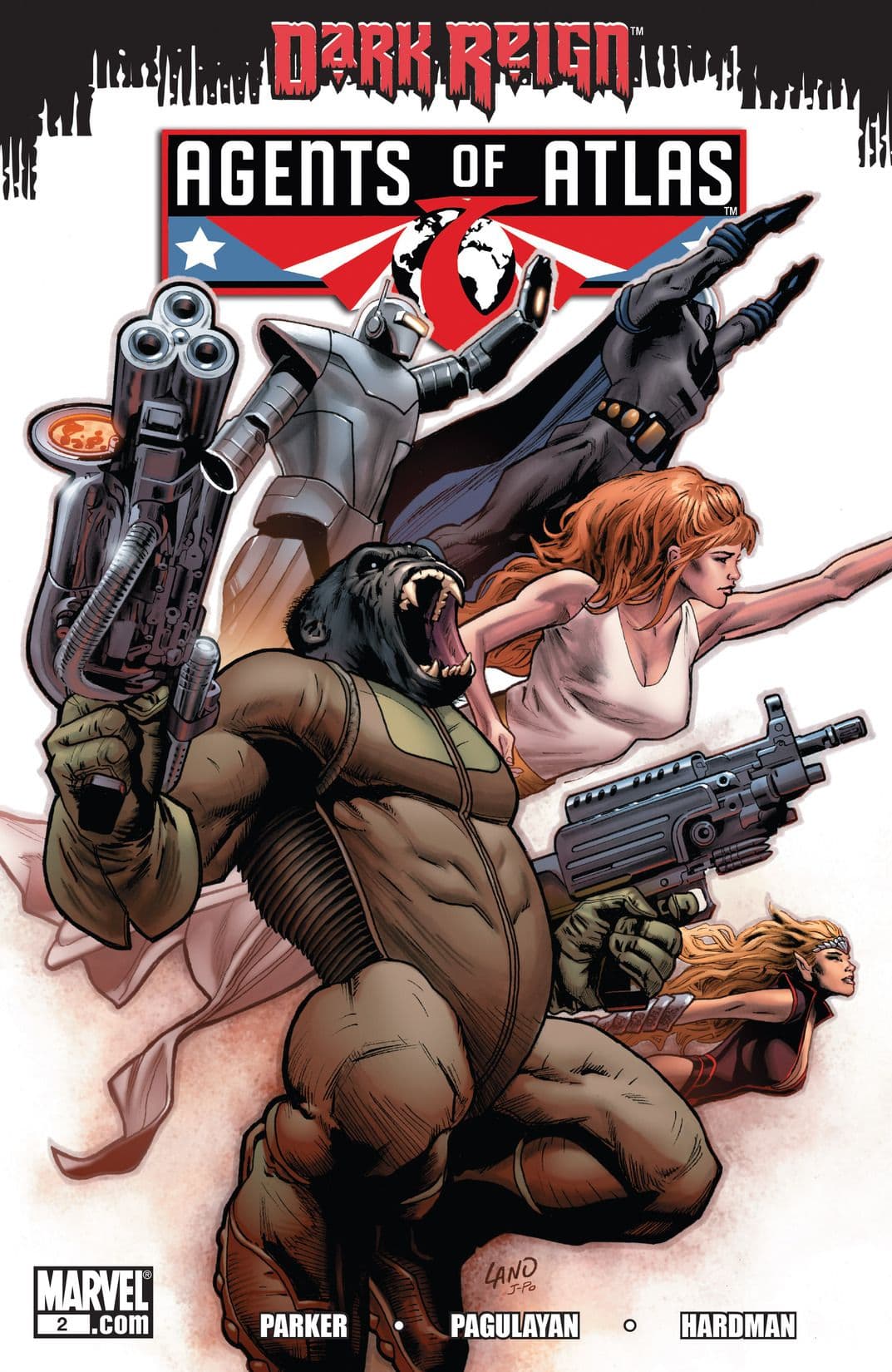 Agents of Atlas #2 cover