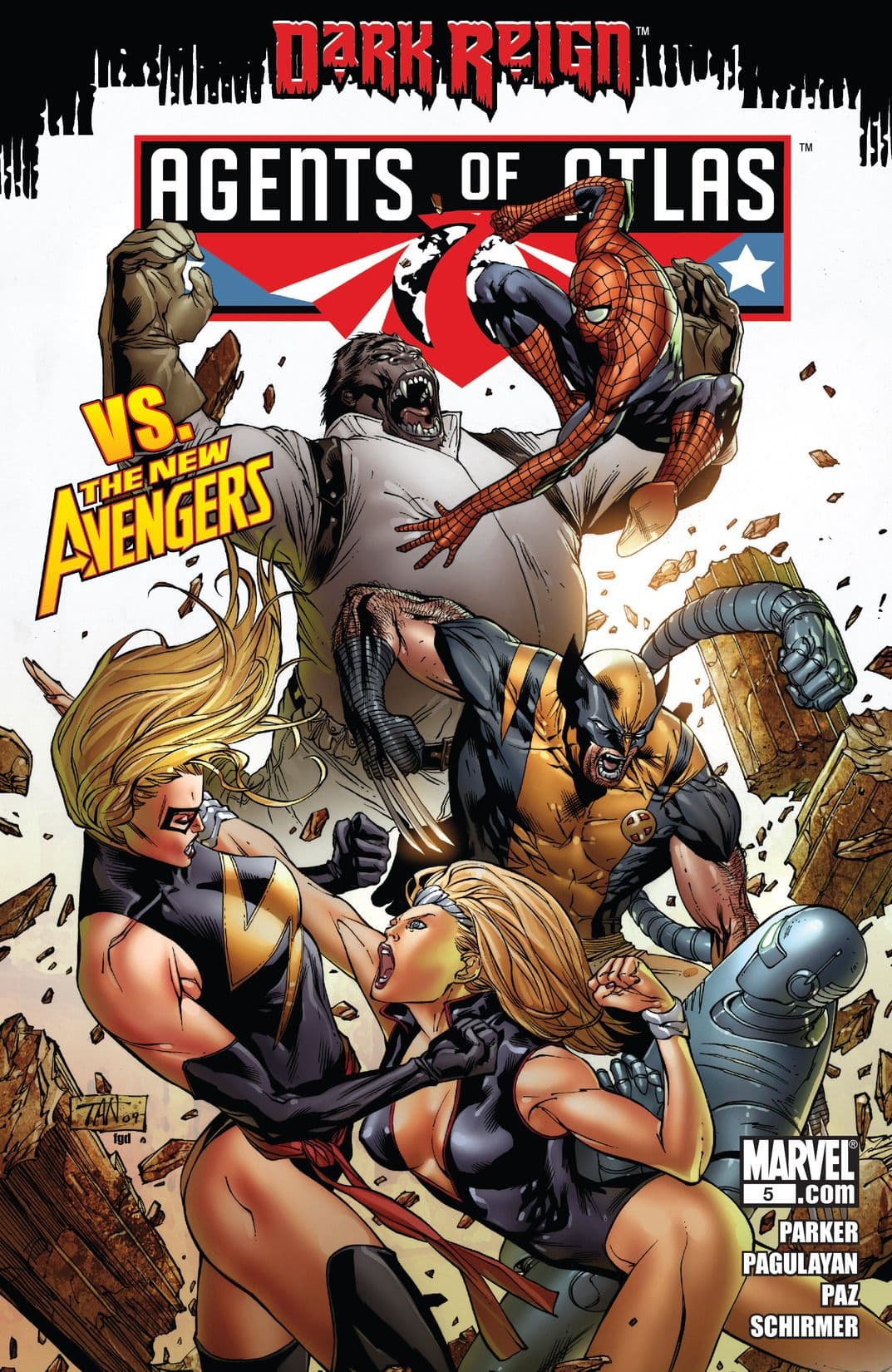 Agents of Atlas #5 cover