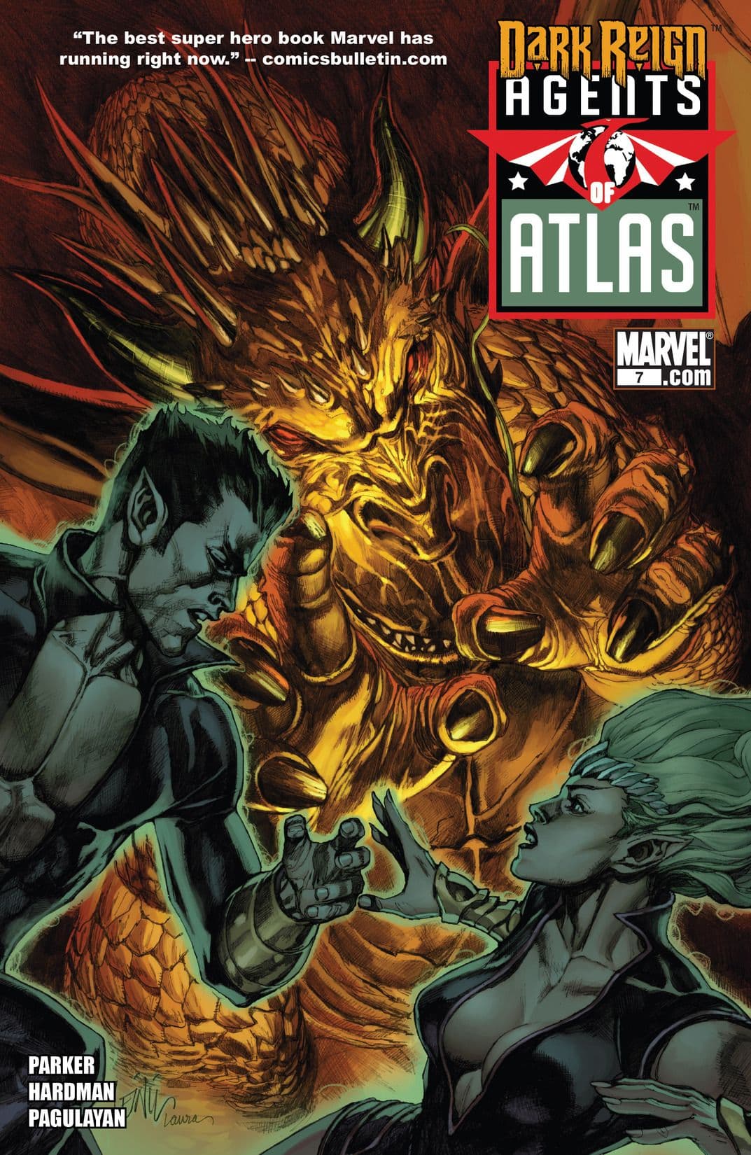 Agents of Atlas #7 cover