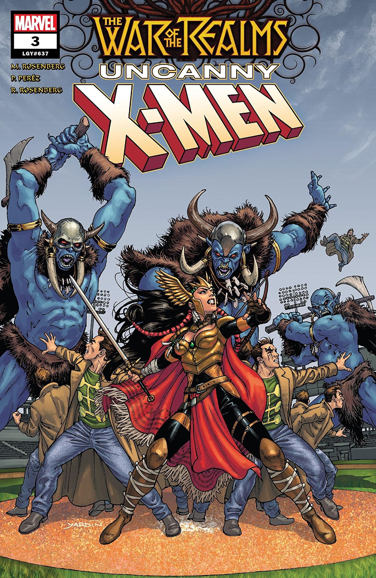 War of the Realms: Uncanny X-Men #3 cover