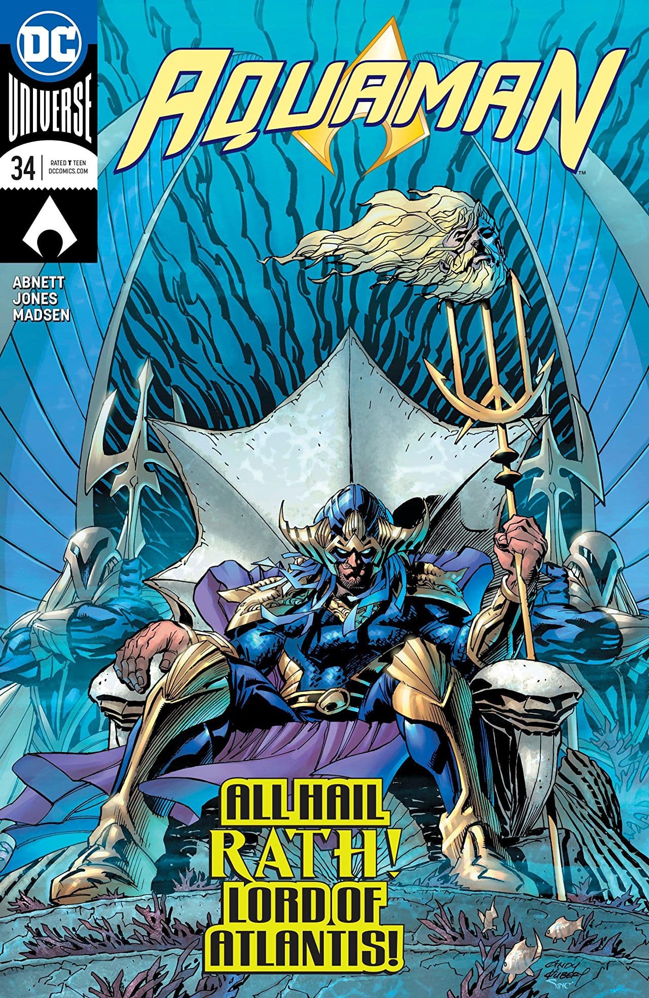 Aquaman #34 cover
